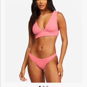 Billabong Sand Dunes Ribbed Plunge Bikini Top